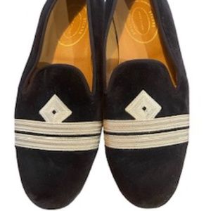 Stubbs & Wootton  CLE MEN Blue Velvet Slippers  size US12